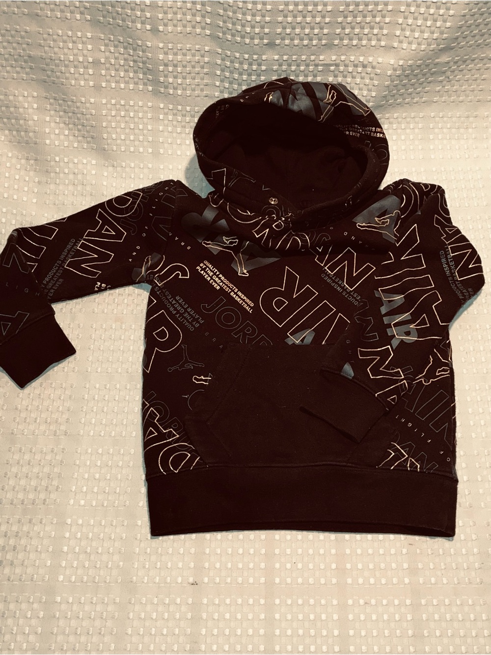 Jordan Jumpman Boys Youth XS All Over Print Basketball Pullover Hoodie